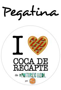 POSTUPEGATINA I LOVE COCA DE RECAPTE