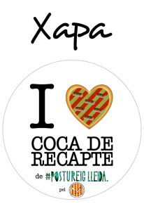 POSTUXAPA I LOVE COCA DE RECAPTE